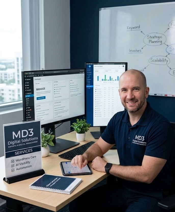 MD3 Digital Solutions team at work