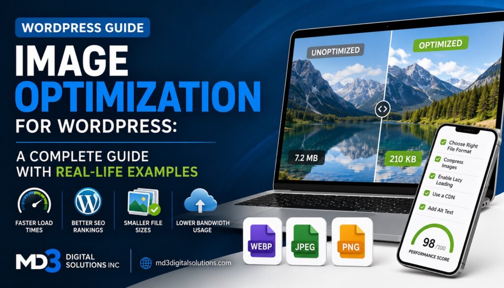 imgage optimization banner md3 digital solutions